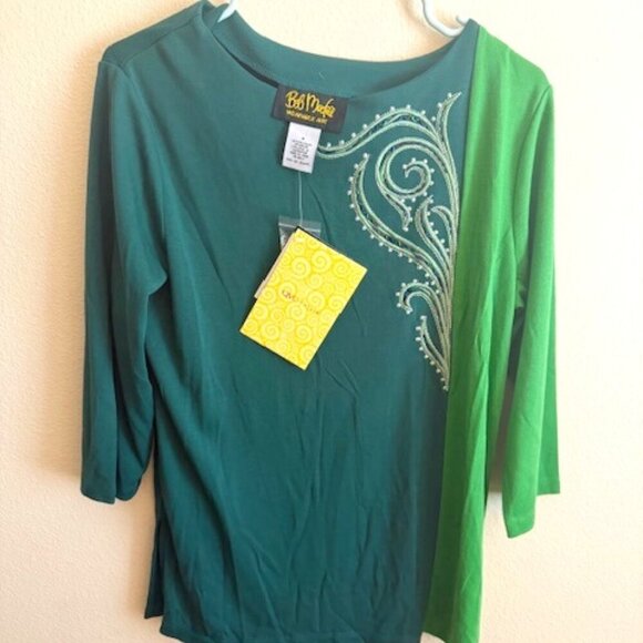 bob mackie wearable art top - Picture 1 of 3